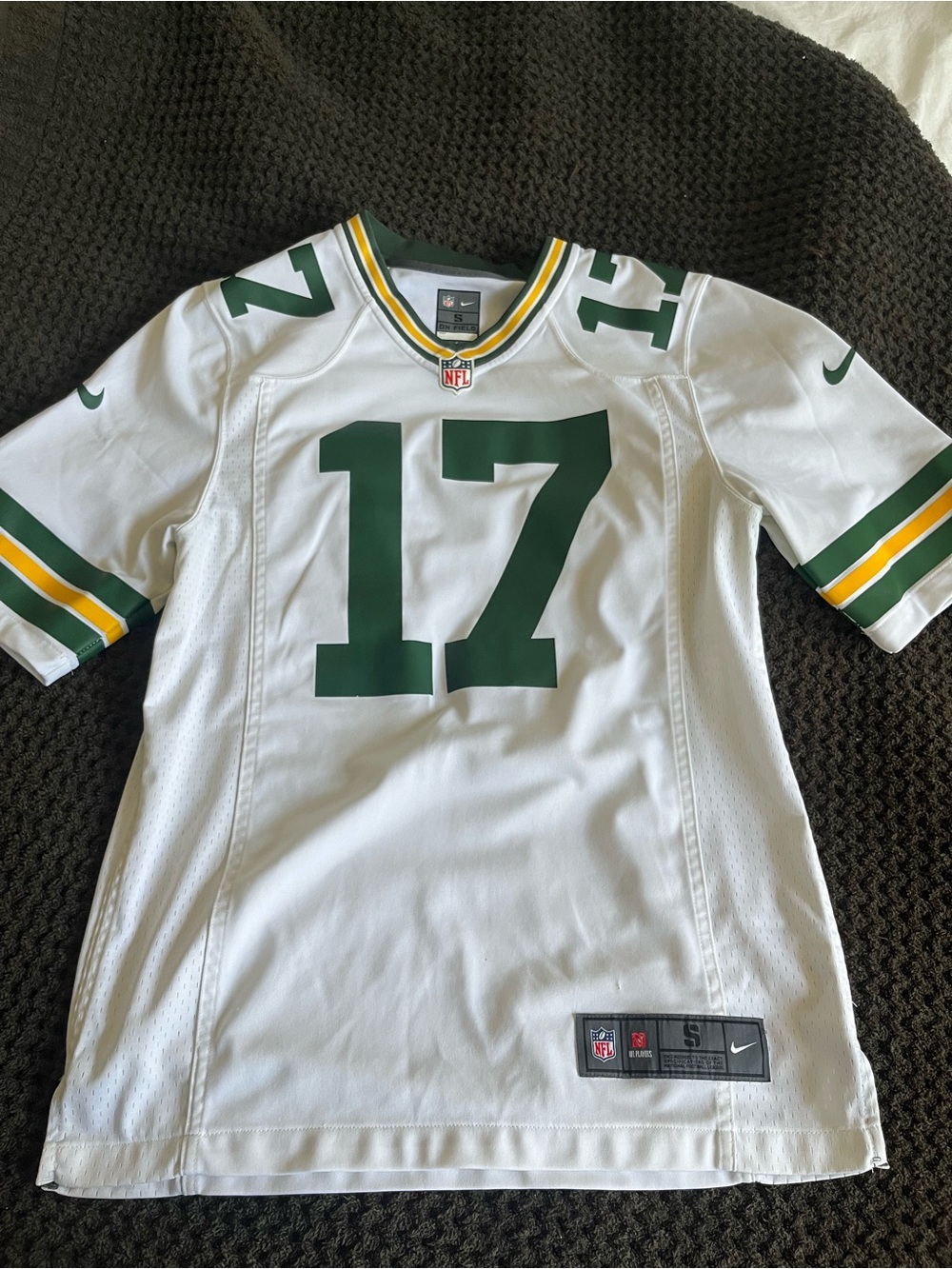 NFL Green, Yellow and White Team Football Jersey